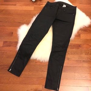 H&M Black Skinny Low Waist Ankle Jeans
